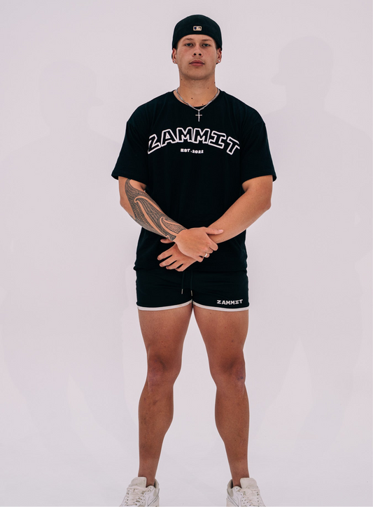 ZAMMIT Puff-Vinyl Black T